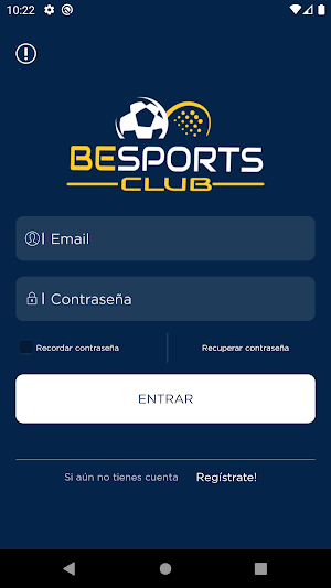 Be Sports Club Screenshot 0