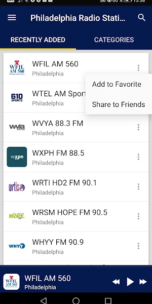 Philadelphia Radio Stations - Pennsylvania, USA Screenshot 1