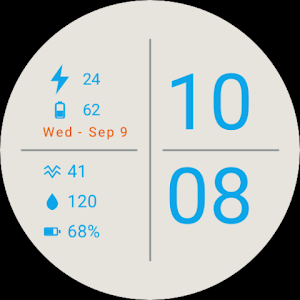 LetterPress-IOV Watch Face Screenshot 2