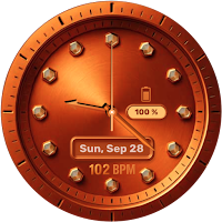Cosmic Orange Watch Face