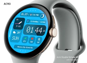 ACRO Double Simple Watchface Screenshot 3