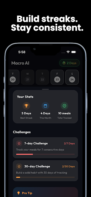 Macro AI: Food Calorie Tracker Screenshot 3