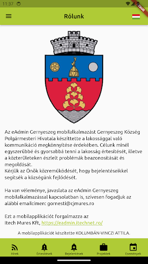 eAdmin Gornești-Gernyeszeg Screenshot 0