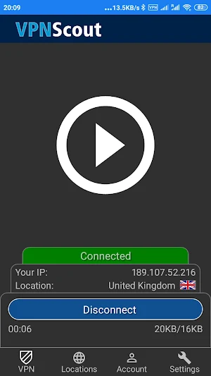 VPNScout Screenshot 2