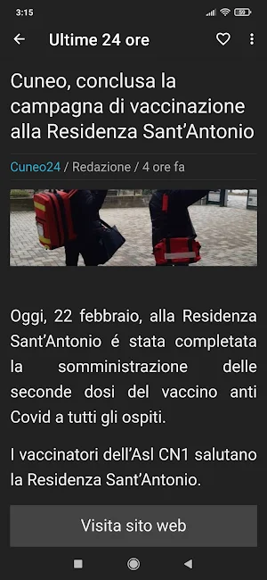 Cuneo notizie Screenshot 3