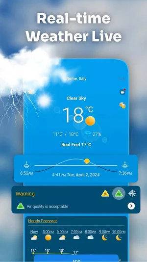 Accurate Weather: Live Weather Screenshot 0