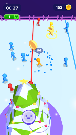 Run and Pop: 3d little people Screenshot 1