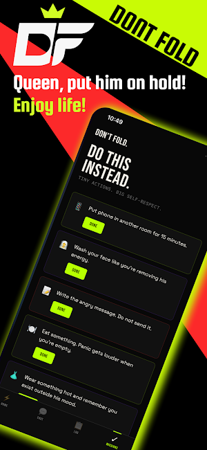 Don't Fold: Emotional Control Screenshot 1