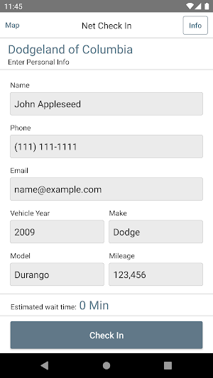 Net Check In - JTs Dodge Screenshot 1