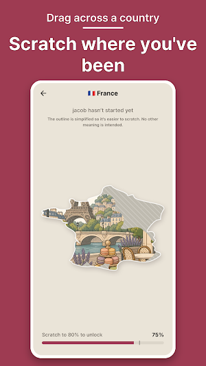 Scratchy Us: Couple Travel Map Screenshot 1