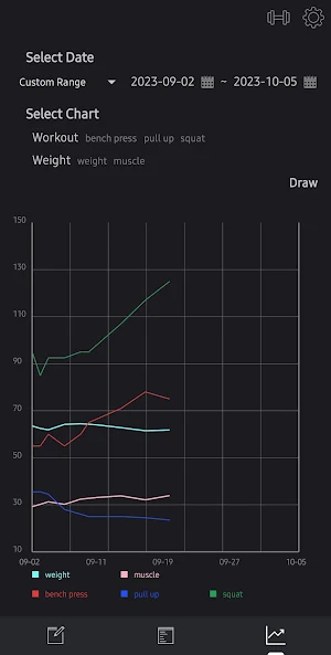 Gym Note - Track Workout Screenshot 0
