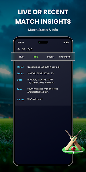 Live Cricket Score Screenshot 3