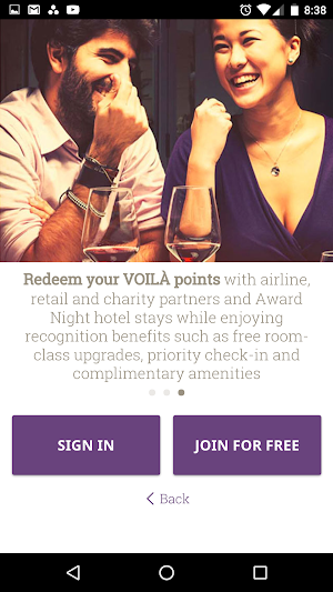 VOILÀ Hotel Rewards Screenshot 0