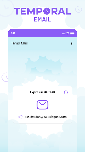 Temp Mail Pro: Temporary Email Screenshot 0