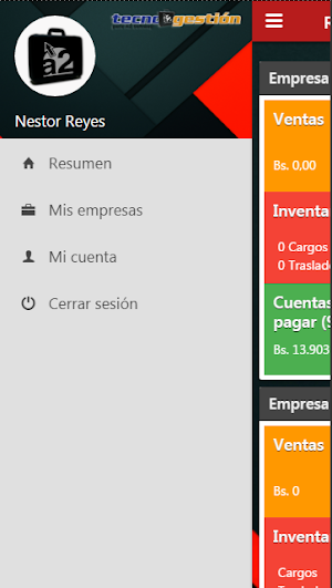 TecnoGestion A2 Screenshot 1
