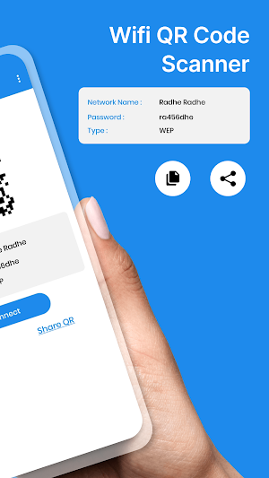 Wifi QR Code Connect & Scanner Screenshot 2