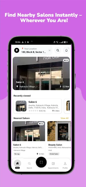 Make My Glow:Salon Booking App Screenshot 0