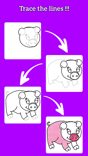 Learn How To Draw Animals - Animal Drawing Book Screenshot 2