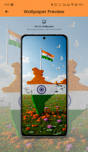 Tiranga Flag Wallpaper 4K Screenshot 2