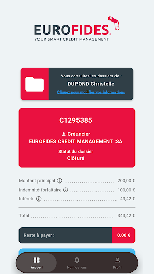 Euro Fides Connect Screenshot 2