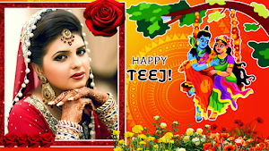 Teej Photo Frame Editor 2023 Screenshot 1