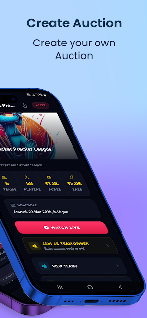 CricSmart Auction: Cricket App Screenshot 1