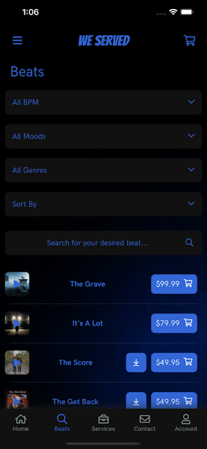 We Served Beats Screenshot 1