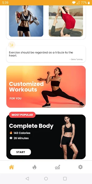 Home Workout Screenshot 2