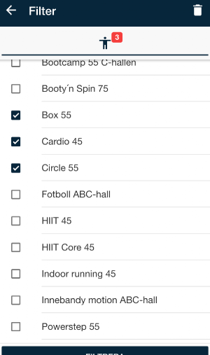 Olympen Träningscenter Screenshot 2
