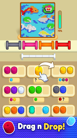 Wool Sort & Knit: Color Master Screenshot 0