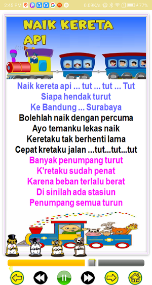 Indonesian preschool song Screenshot 2
