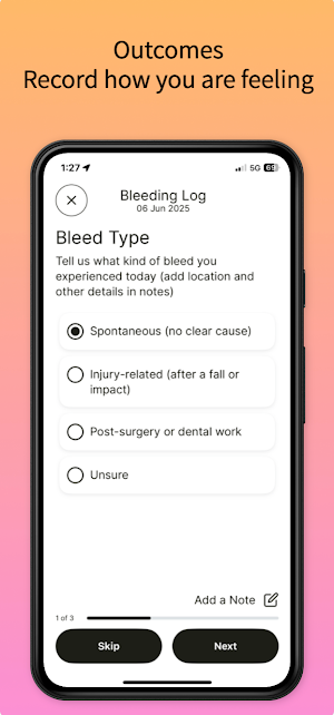 Haemocare Screenshot 2