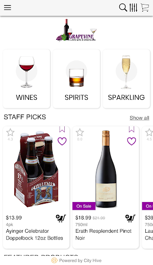 Grapevine Fine Wine & Spirits Screenshot 1