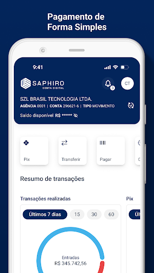 Saphiro Conta Digital Screenshot 1