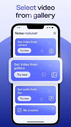 AI Noise Reducer-Enhance Audio Screenshot 1