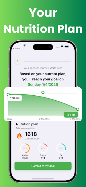 CalEase : AI Calorie Tracker Screenshot 3