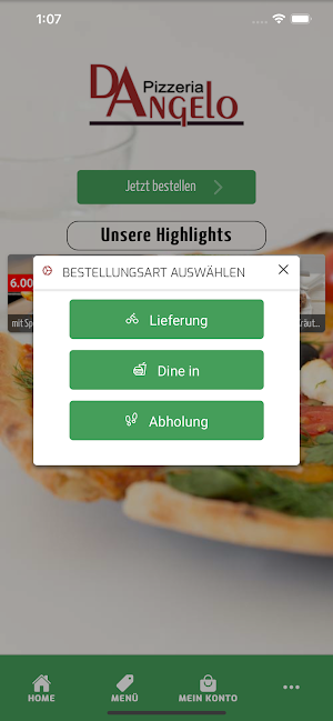 Pizzeria Dangelo Screenshot 1