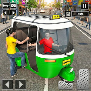 Tuk Tuk Auto Rickshaw Game 3D Screenshot 0