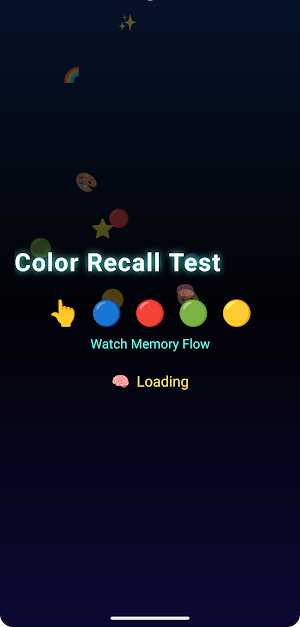Color Recall Test Screenshot 1