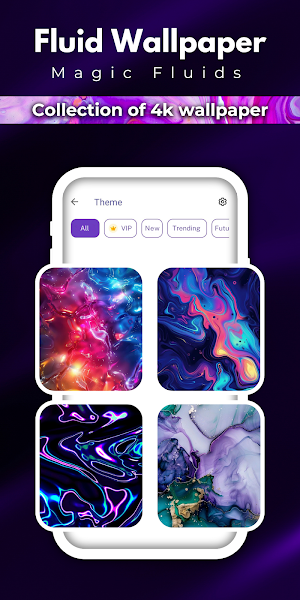 Fluid Wallpaper: Magic Fluids Screenshot 0