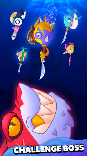 Sword Fish.IO: Fish Clash Screenshot 1