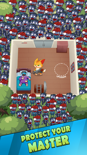 Cat Hero: Zombie Cup Survival Screenshot 1