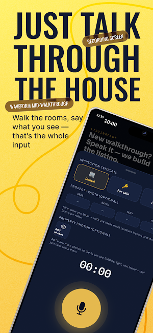 ListingCast: AI Real Estate Screenshot 1