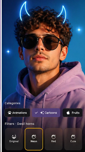 Face filters Screenshot 0