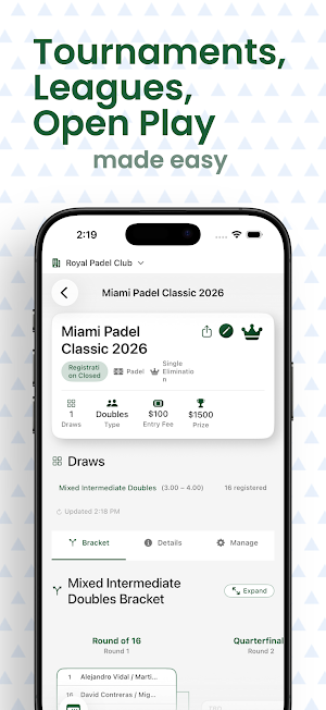 Clubhouse - Racket Sports Screenshot 2