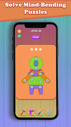 Twist & Solve - Unscrew Puzzle Screenshot 1