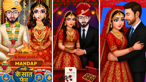 Indian Wedding - Girl Dress up Screenshot 0
