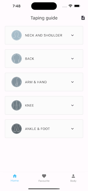 Taping Guide Screenshot 0