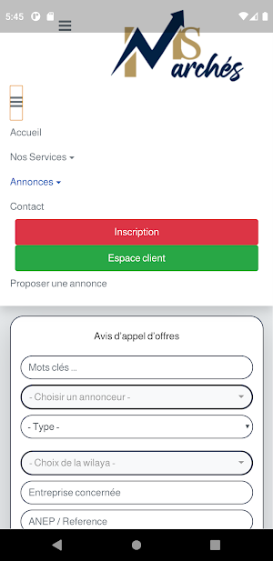 MS Marchés Screenshot 0