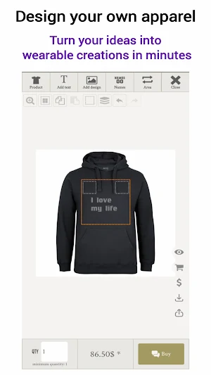 Shirtify Custom Apparel Store Screenshot 1